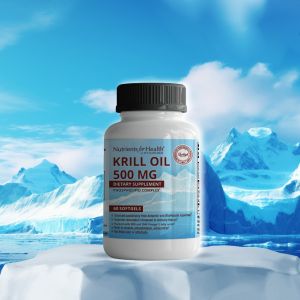 Krill Oil 500 mg: 60 softgels