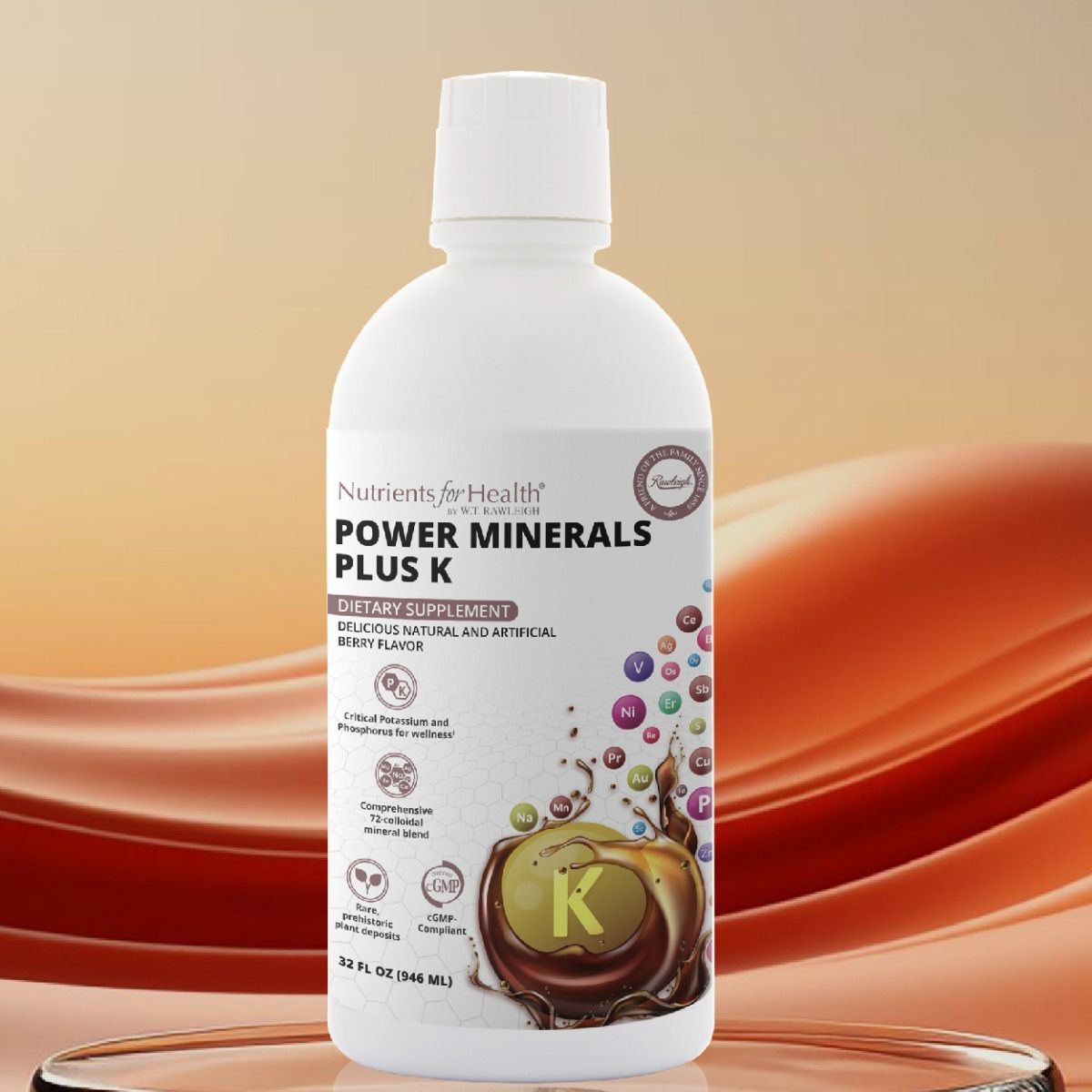 Power Minerals Plus K: 32 fl. oz